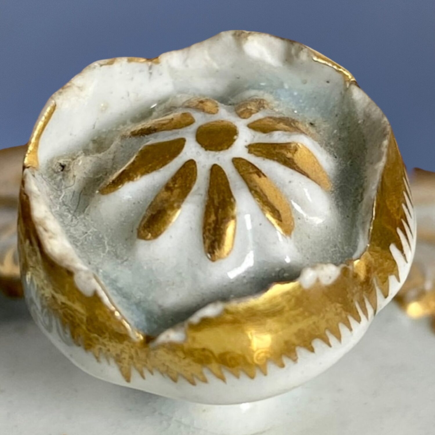 18th Century Worcester Fluted Sucrier & Cover. - Image 4