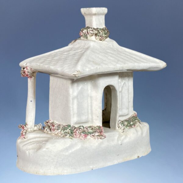 C19th Staffordshire Cottage Pastille Burner. - Image 8