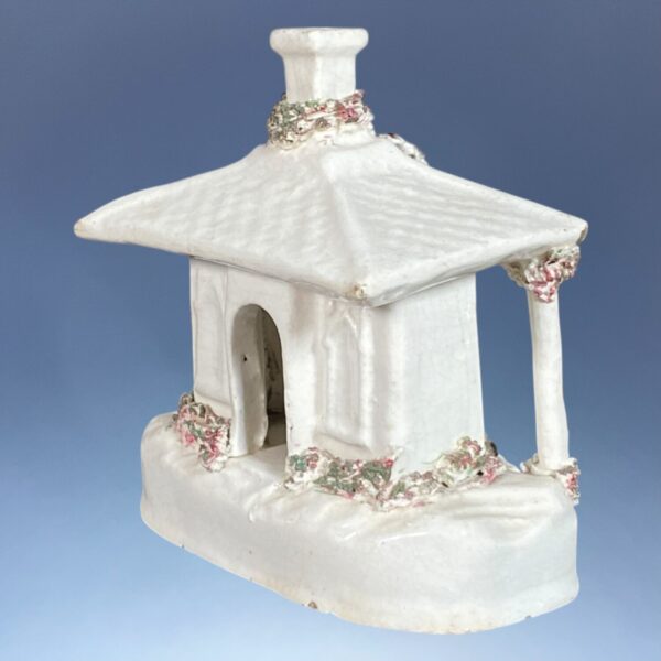 C19th Staffordshire Cottage Pastille Burner. - Image 9