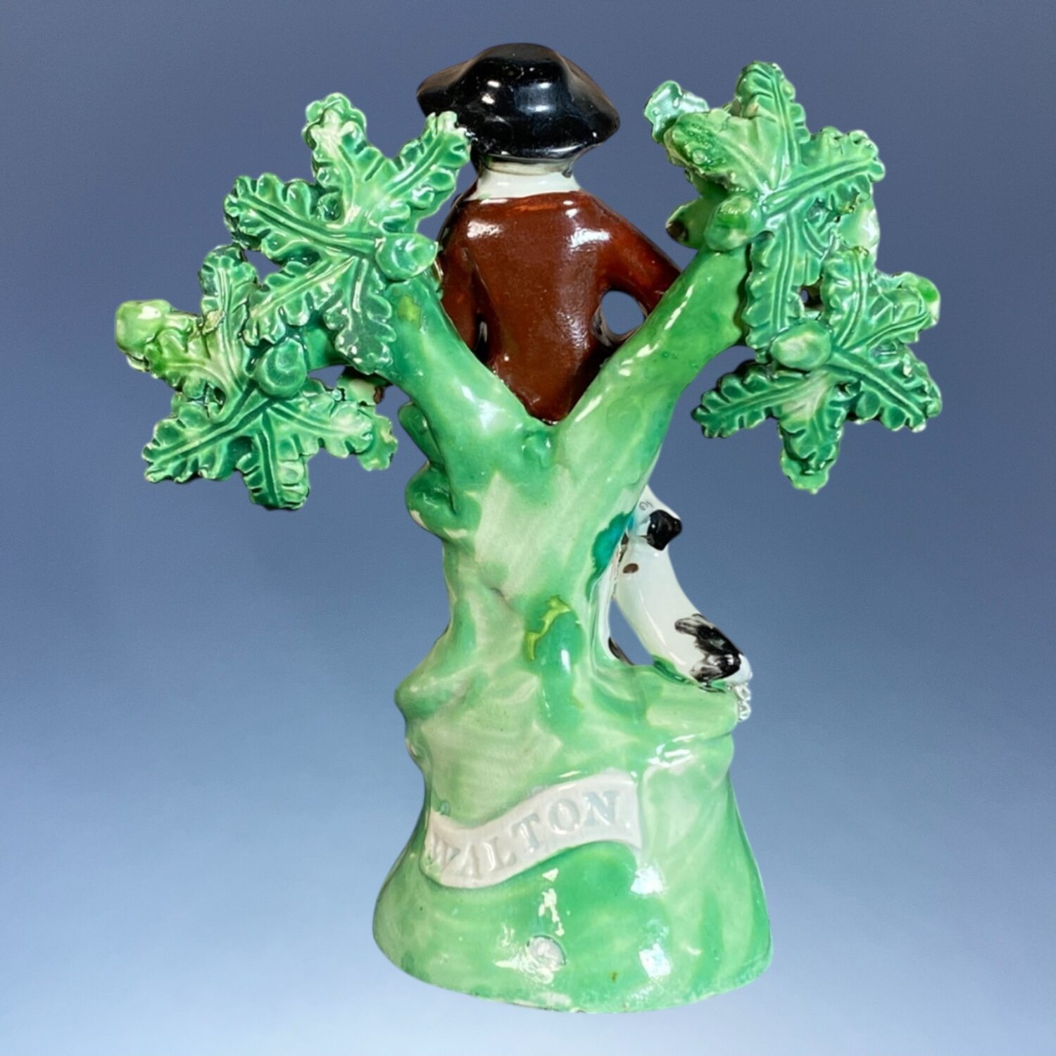 Early Staffordshire Pottery Figure of a Shepherd - Image 6