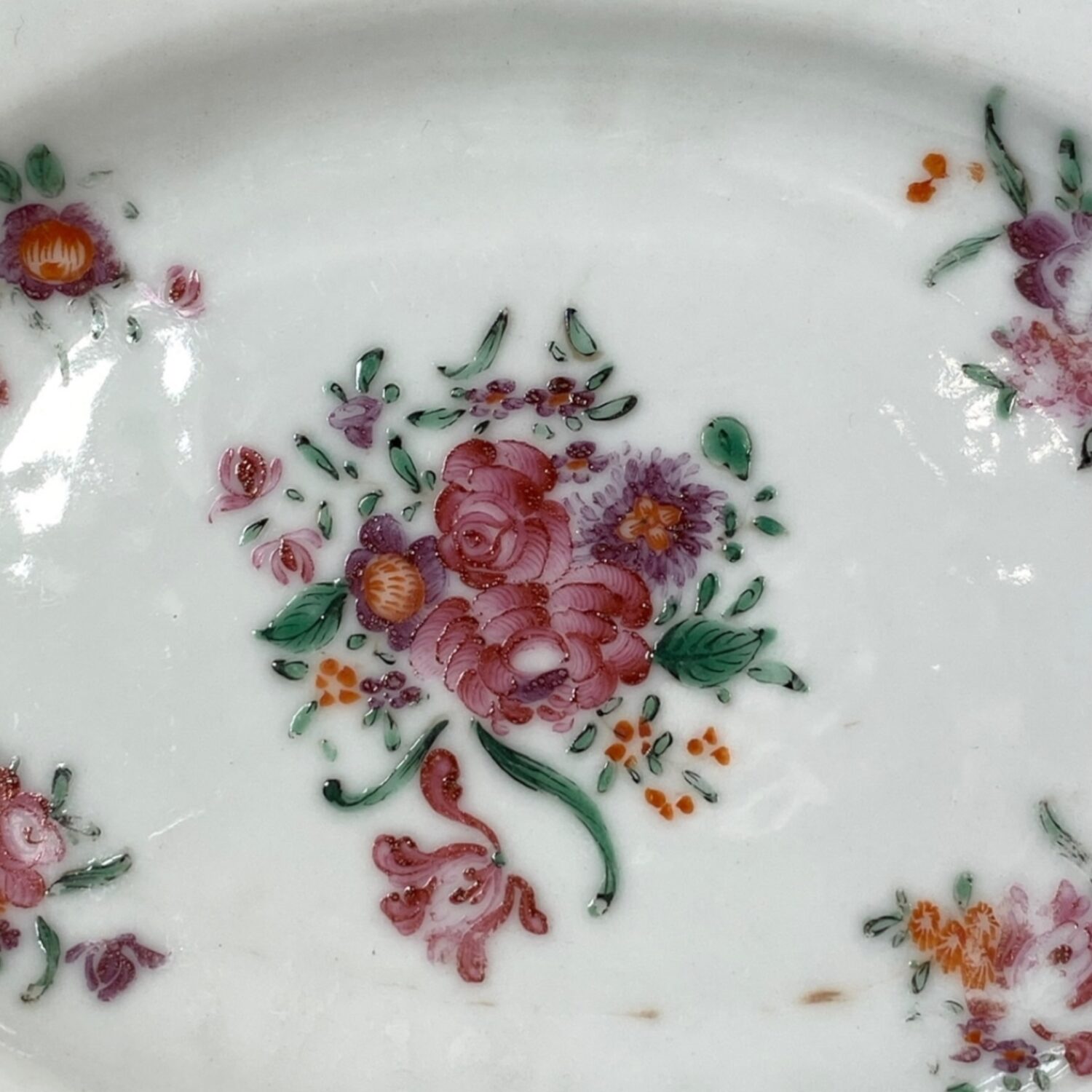 C18th Chinese Export Porcelain Butter Dish & Stand - Image 5