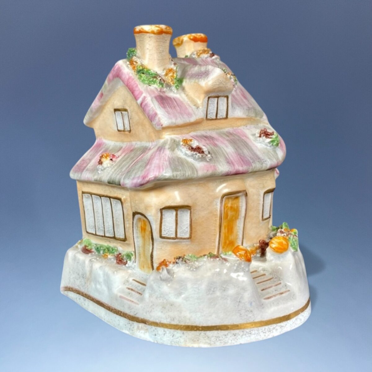 Staffordshire Thatched Cottage Pastille Burner