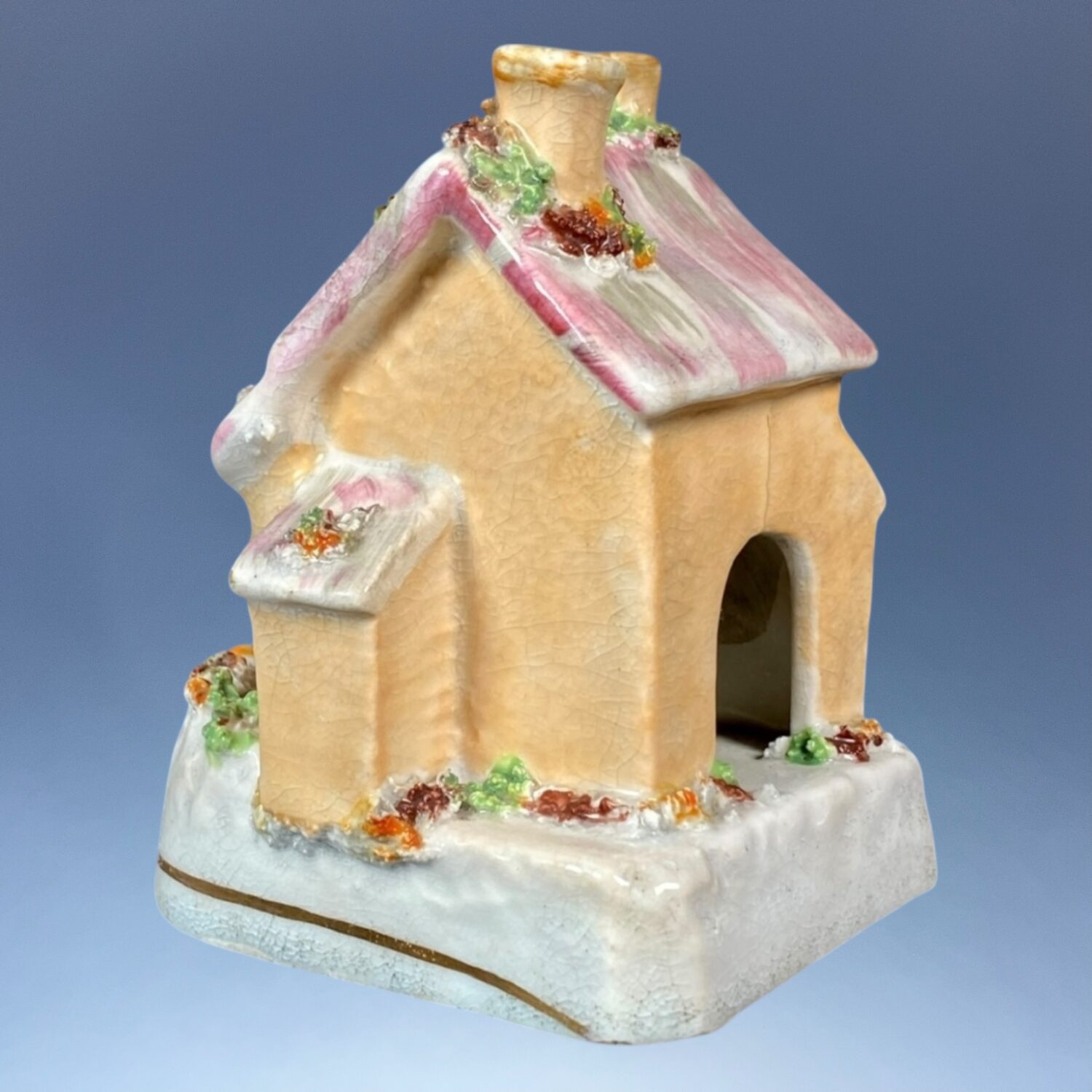Staffordshire Thatched Cottage Pastille Burner - Image 4