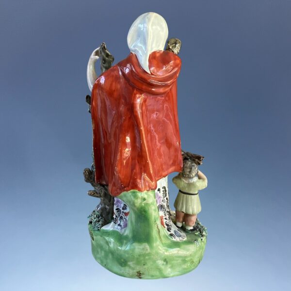 Staffordshire Pottery Figure - 'Widow and Orphans' - Image 7