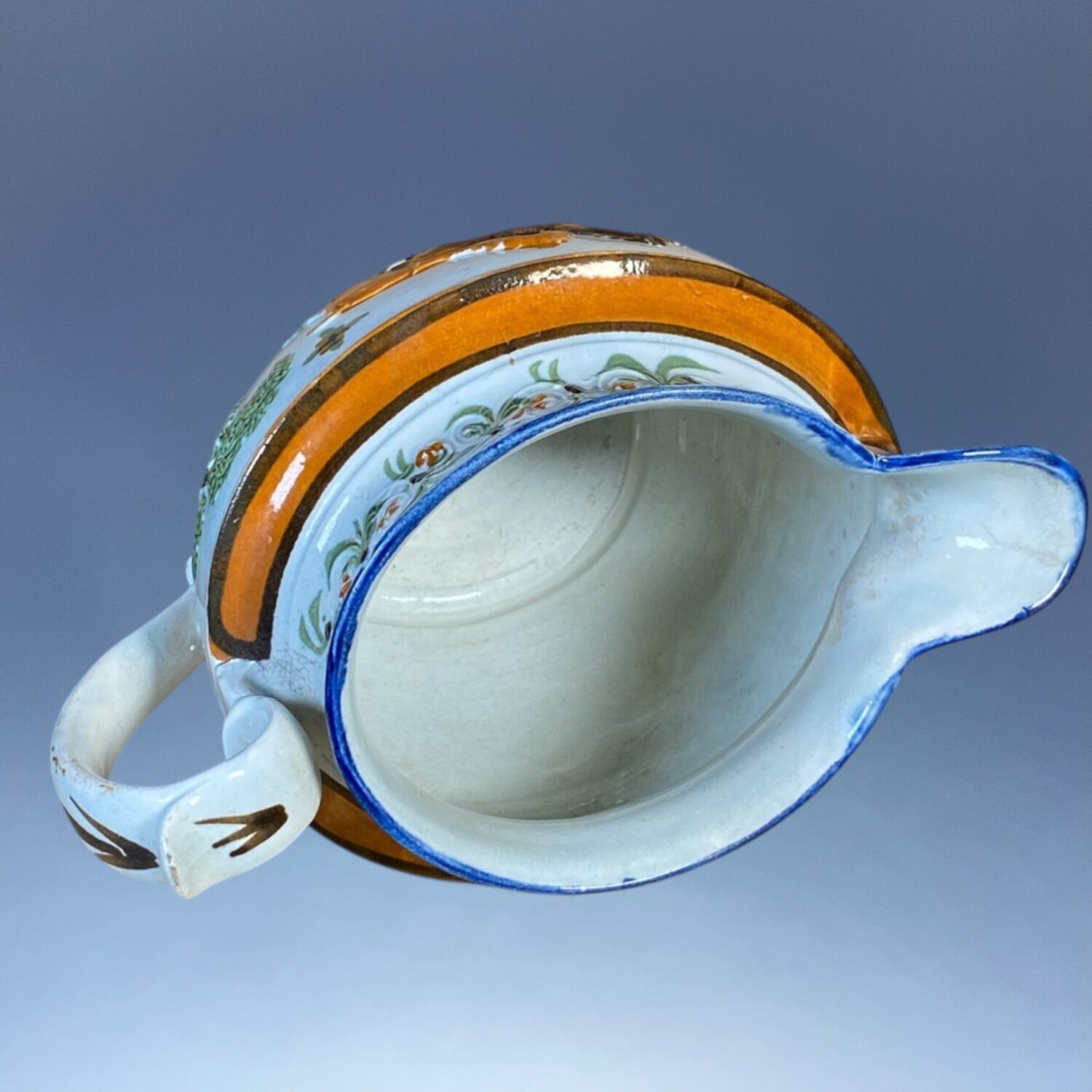 Early Staffordshire ‘Pratt Ware’ Jug with Fox Hunting Scene - Image 6