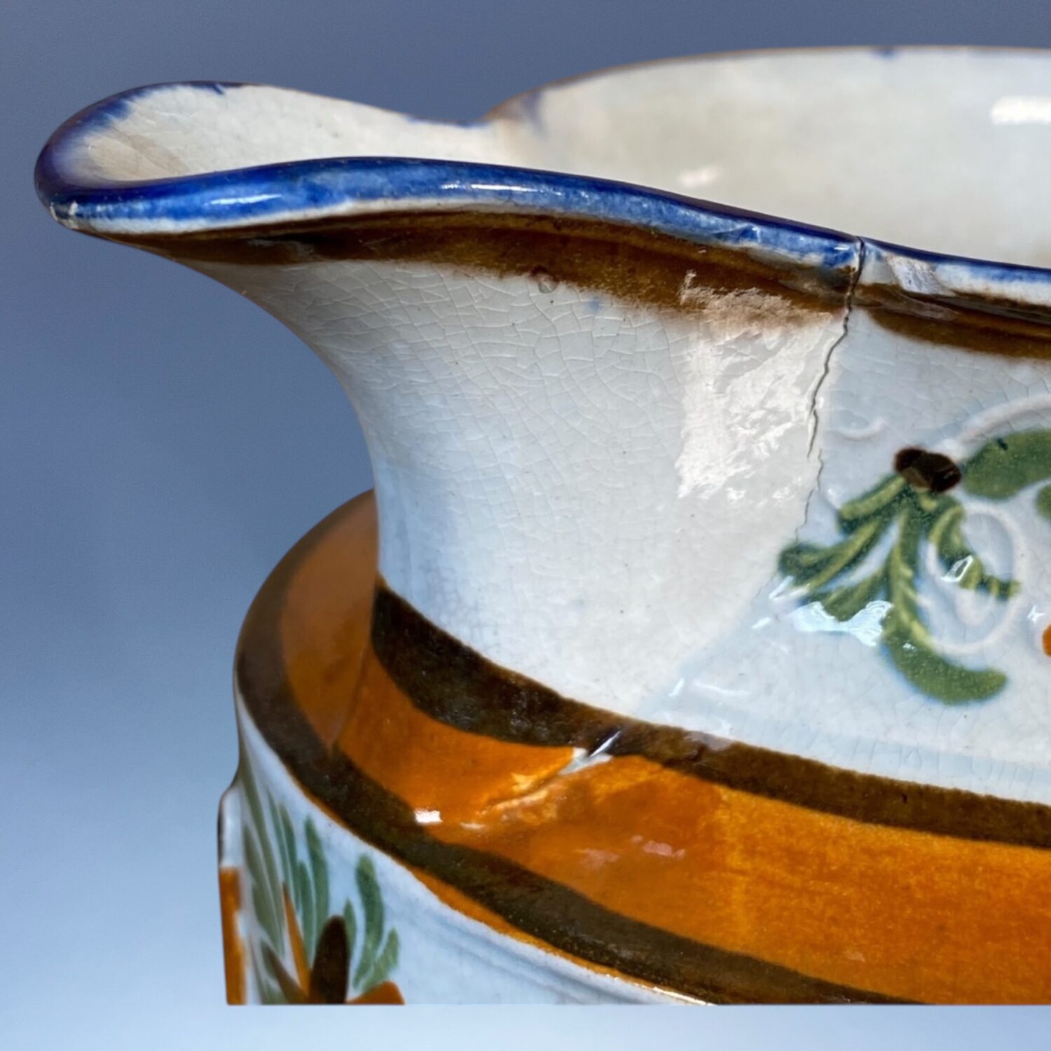 Early Staffordshire ‘Pratt Ware’ Jug with Fox Hunting Scene - Image 7