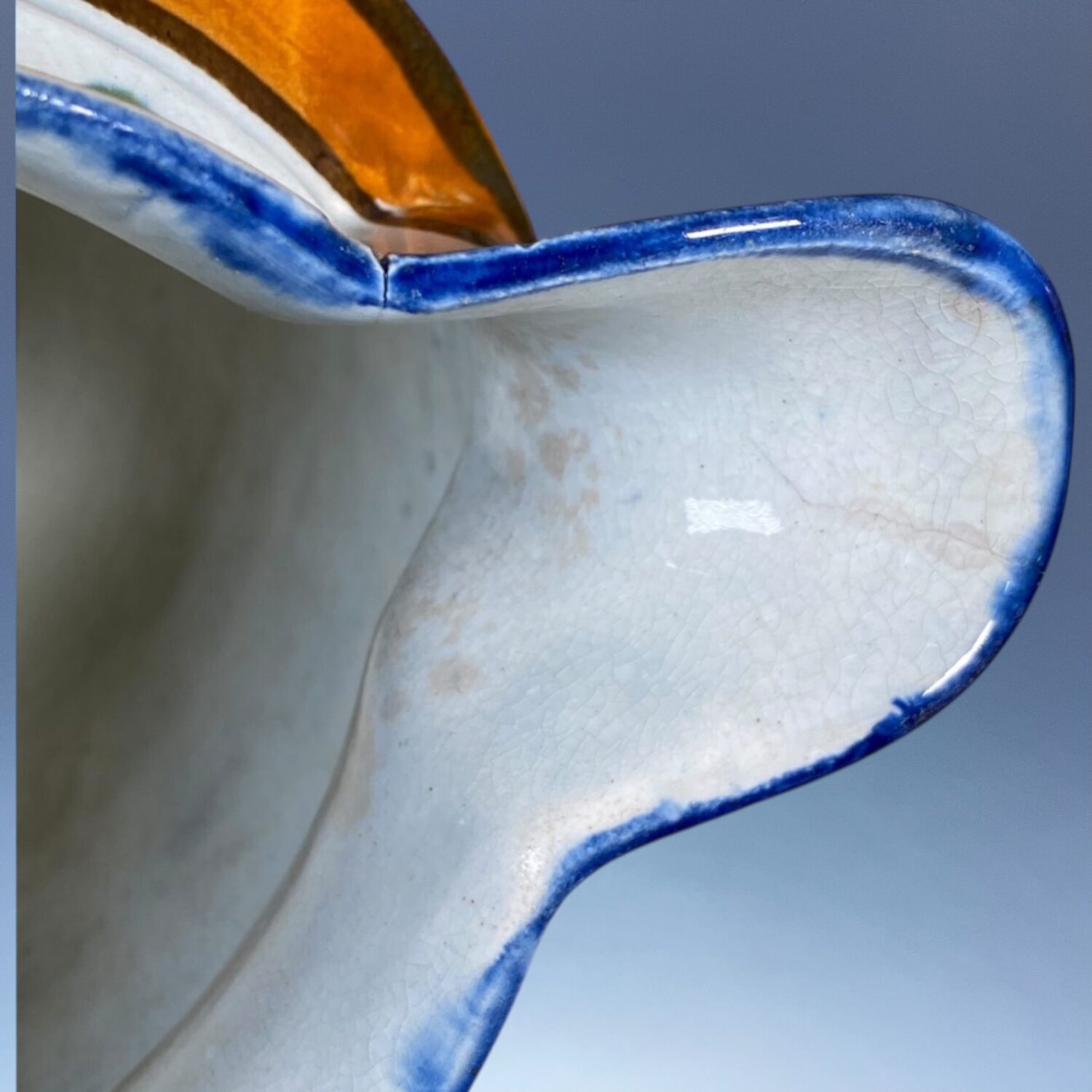 Early Staffordshire ‘Pratt Ware’ Jug with Fox Hunting Scene - Image 9