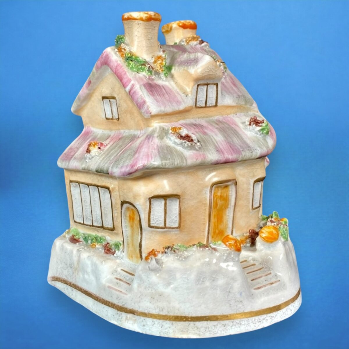 Staffordshire Thatched Cottage Pastille Burner