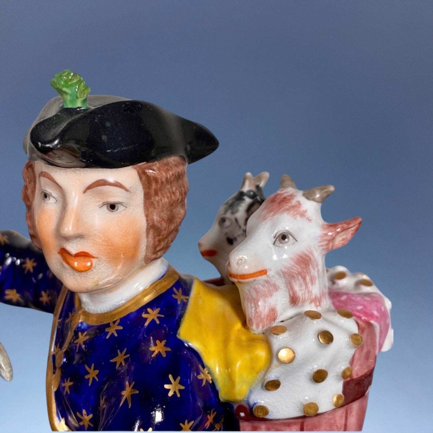 Pair of Bloor Derby 'Welch Tailor & Wife Riding Goats' - Image 3