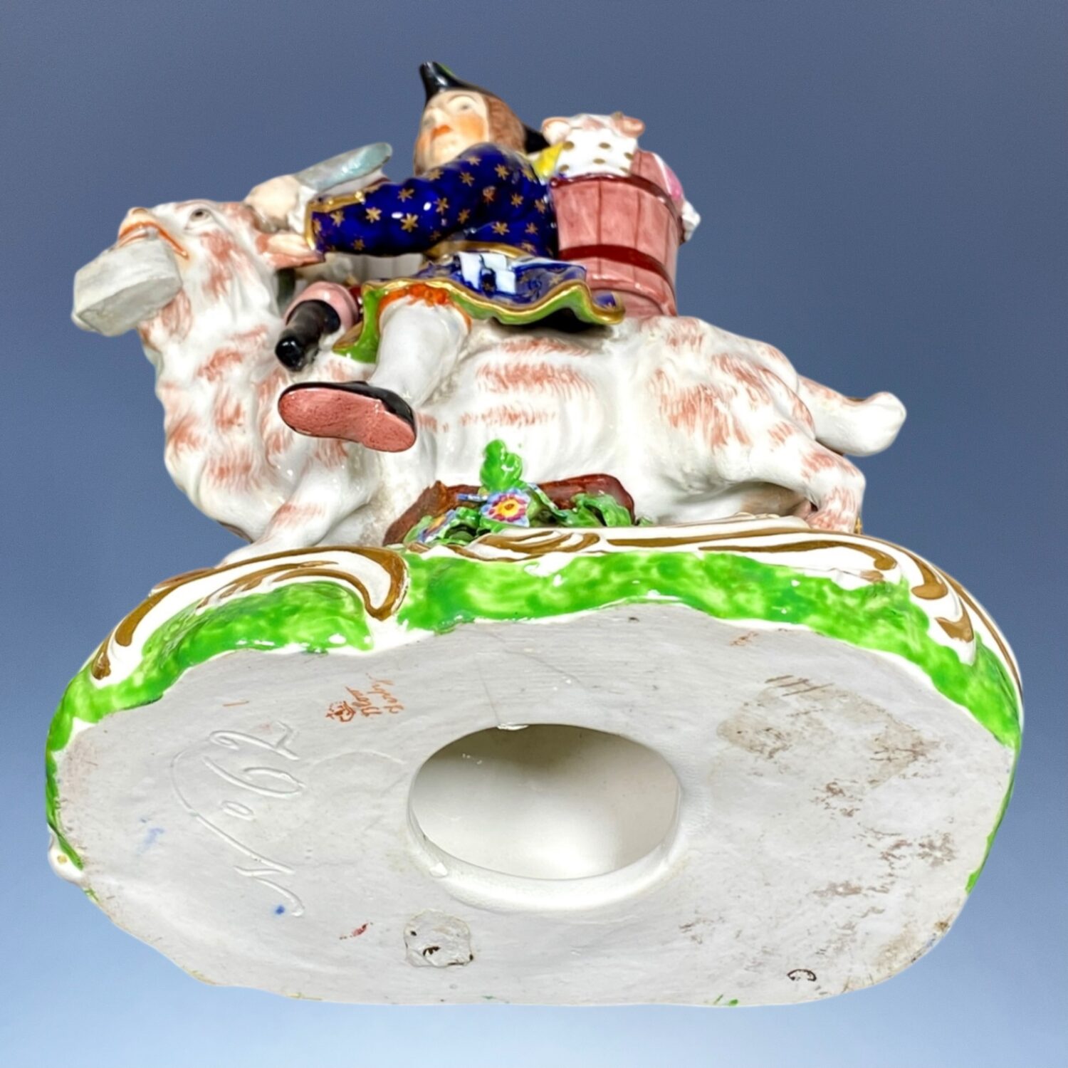 Pair of Bloor Derby 'Welch Tailor & Wife Riding Goats' - Image 7