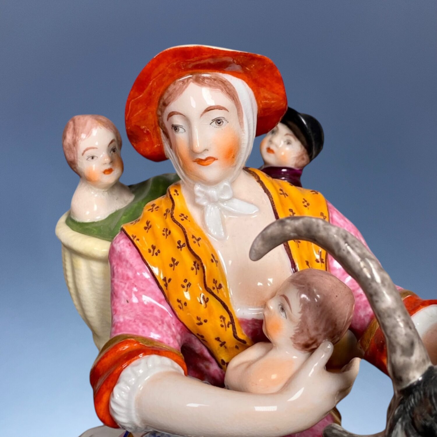 Pair of Bloor Derby 'Welch Tailor & Wife Riding Goats' - Image 9