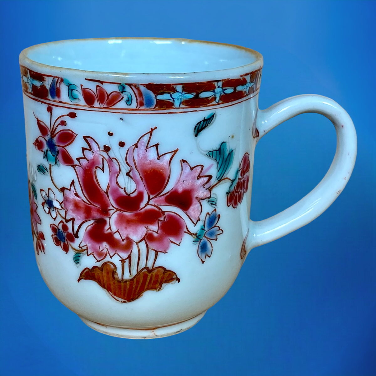 Qianlong Period Porcelain Coffee Cup – Famille Rose.