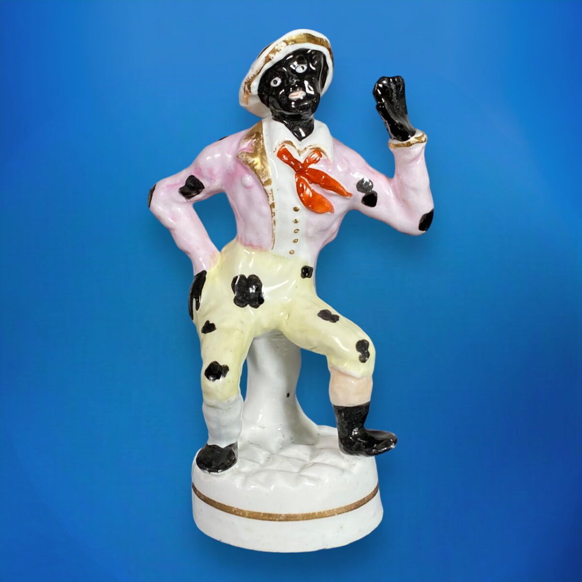 Staffordshire Porcelain Figure of Jim Crow c1835