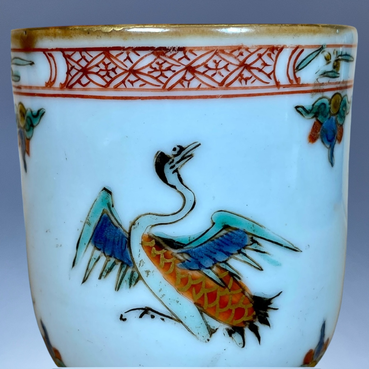 Chinese Export Porcelain Coffee Cup - Famille Verte - Image 2