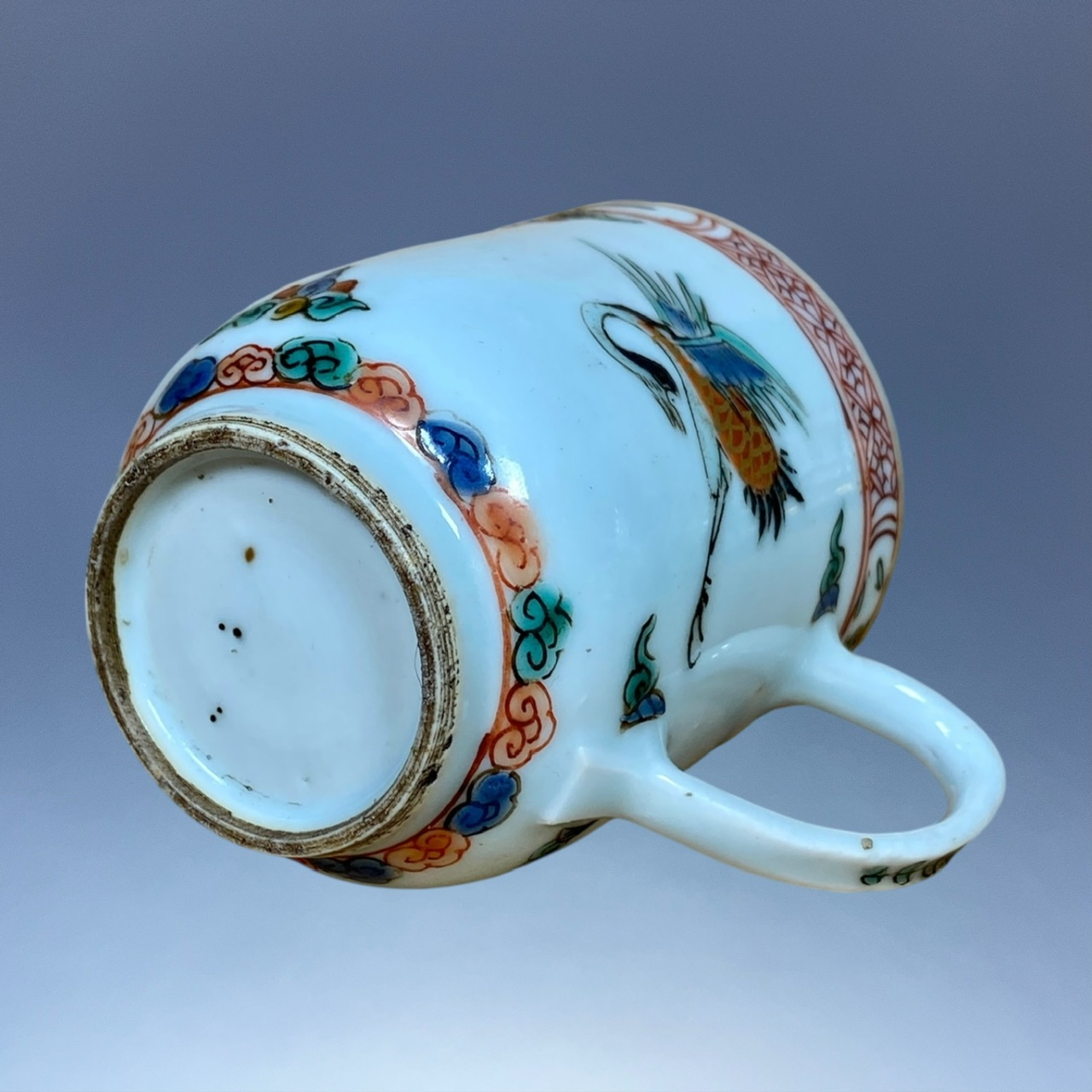 Chinese Export Porcelain Coffee Cup - Famille Verte - Image 3