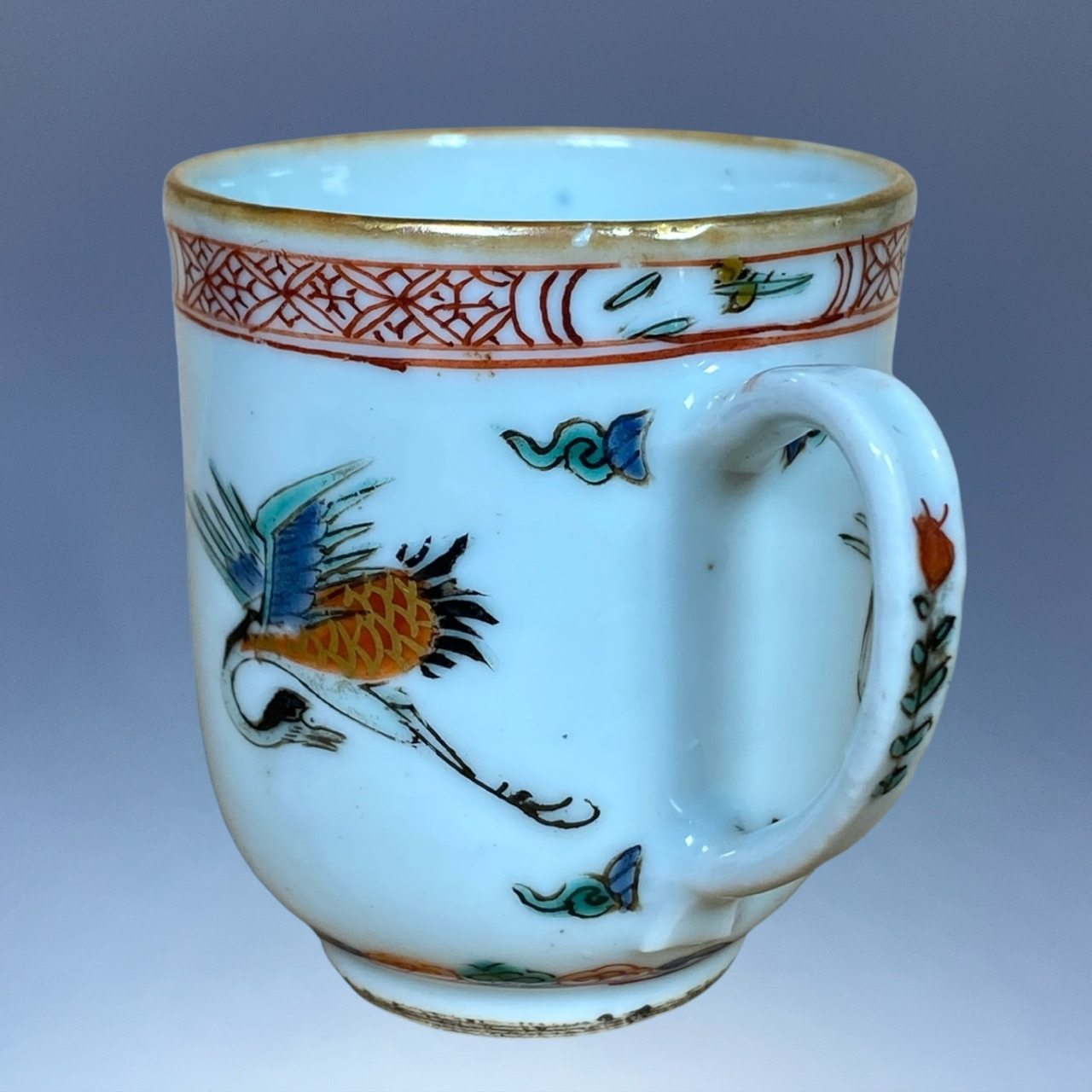 Chinese Export Porcelain Coffee Cup - Famille Verte - Image 4