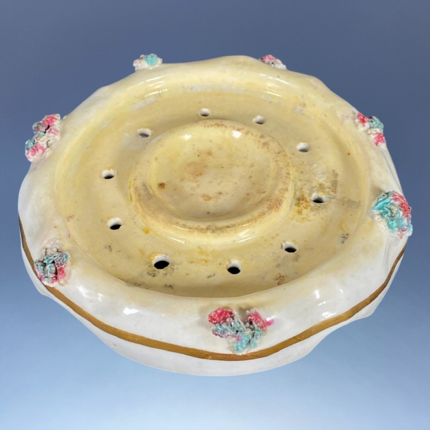 Unusual Staffordshire 'Lighthouse' Pastille Burner. - Image 2