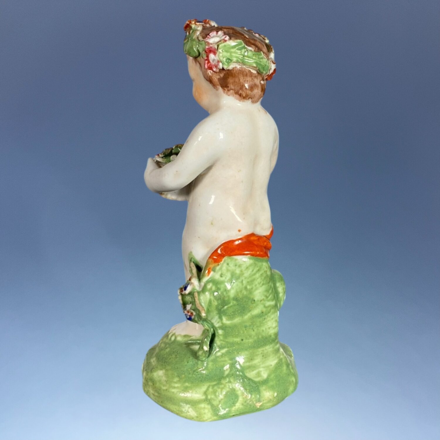 Early C19th Derby Porcelain Small Figure of a Putto - Image 5