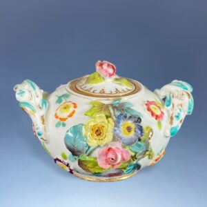 C19th Coalport/Coalbrookdale Inkpot.