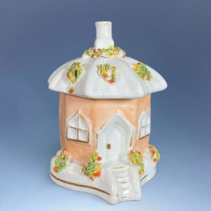C19th Staffordshire Toll House Pastille Burner.