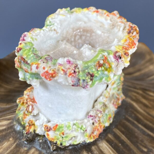 Early Victorian Staffordshire Cottage Pastille Burner. - Image 3