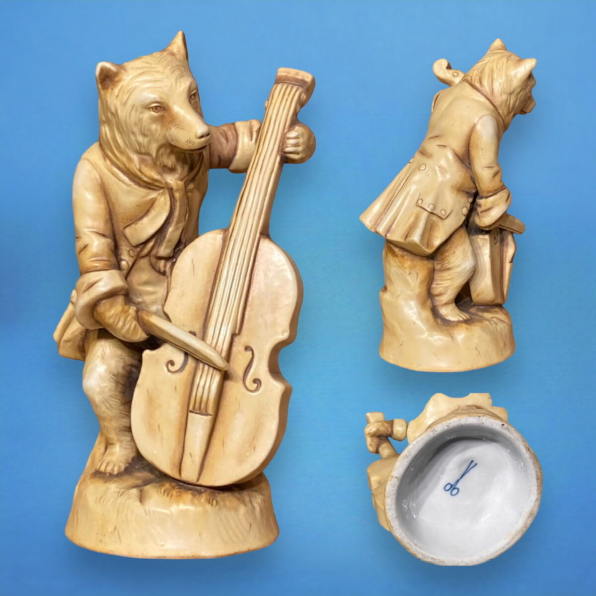 Dresden Anthropomorphic Musician Figure – Bear