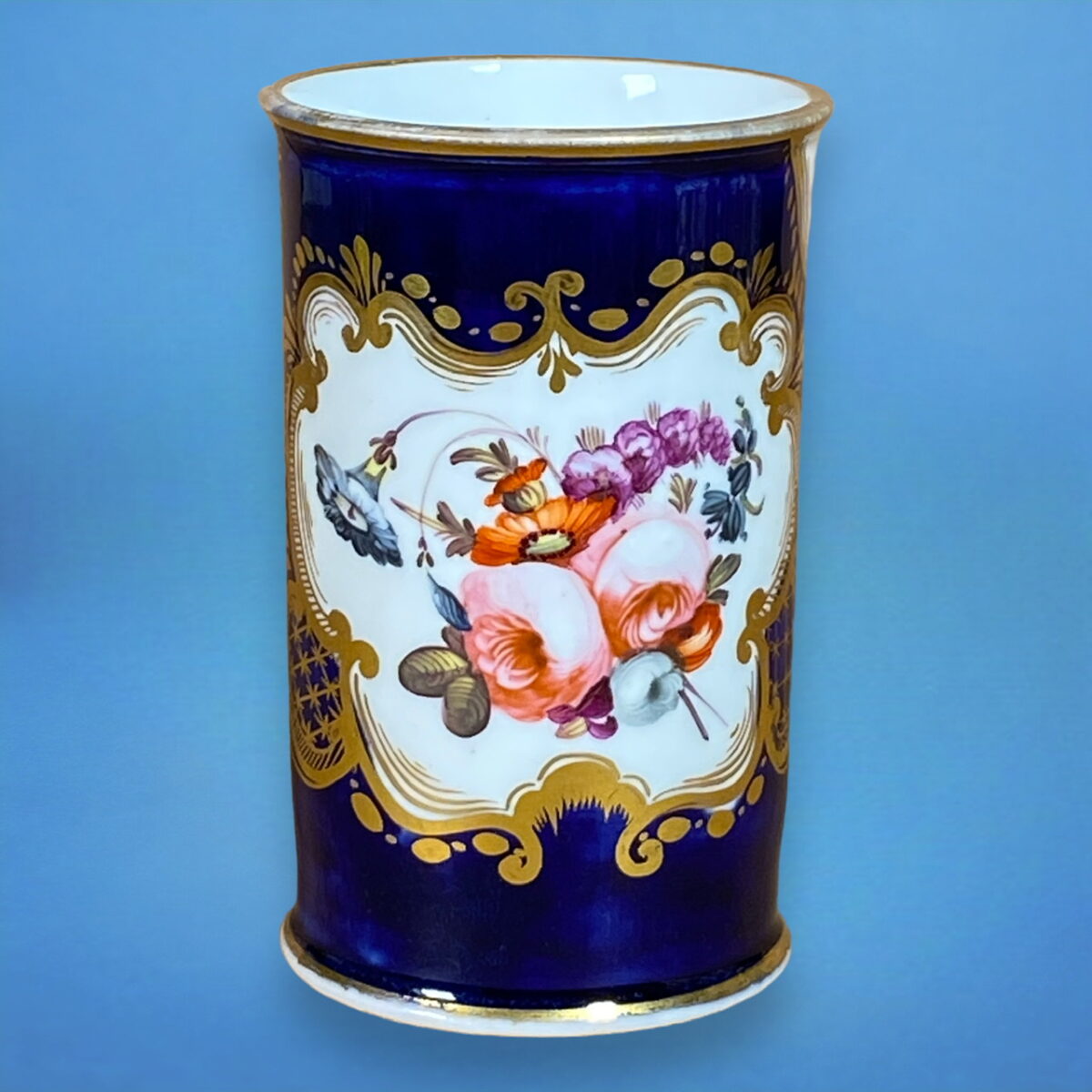 Antique Coalport Porcelain Spill Vase (b)