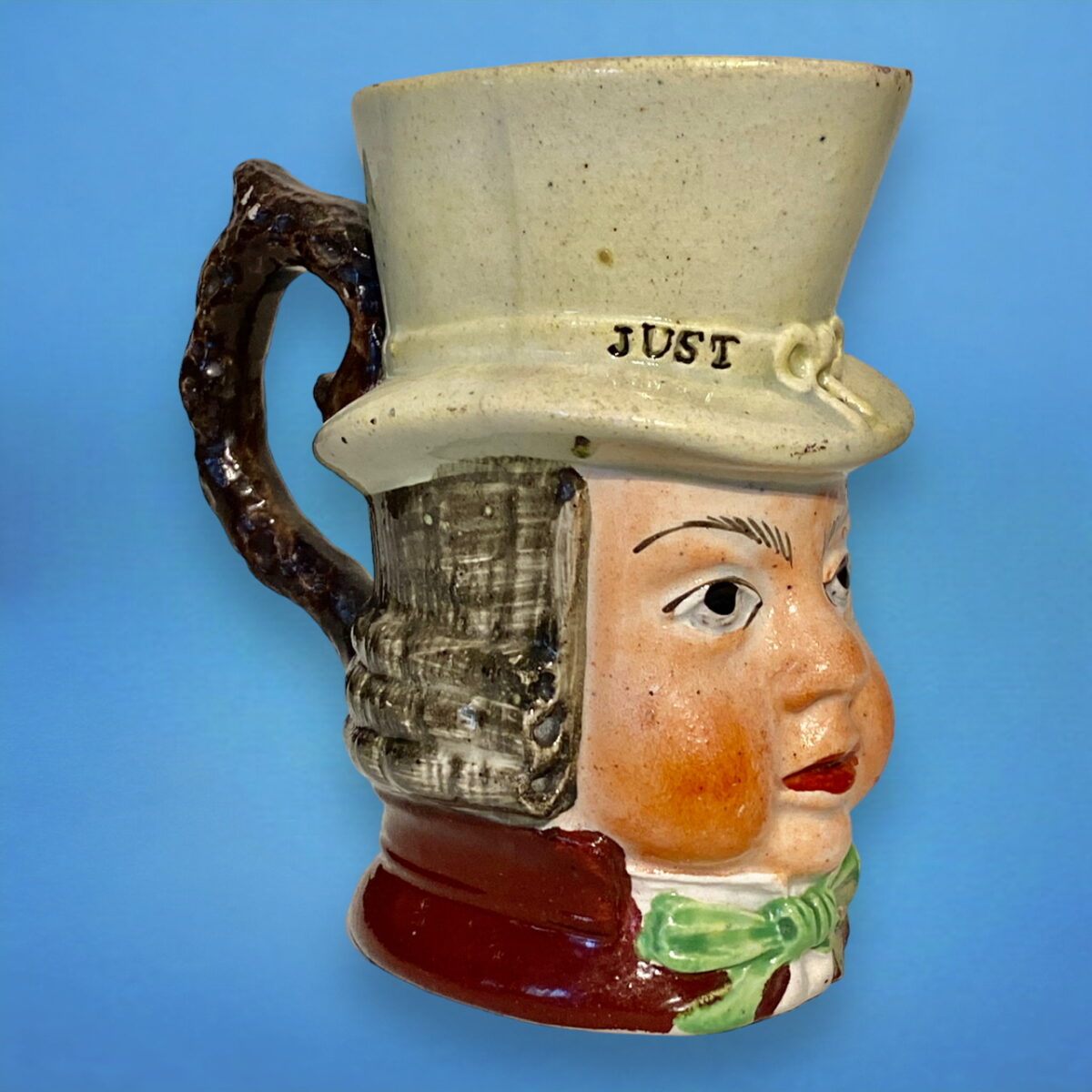 Staffordshire Pottery John Liston /  Paul Pry Mug (sm)