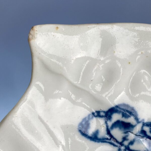 C18th Worcester Porcelain ’Cabbage Leaf’ Dish - Image 7