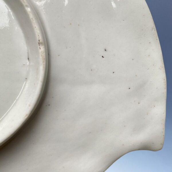 C18th Worcester Porcelain ’Cabbage Leaf’ Dish - Image 8