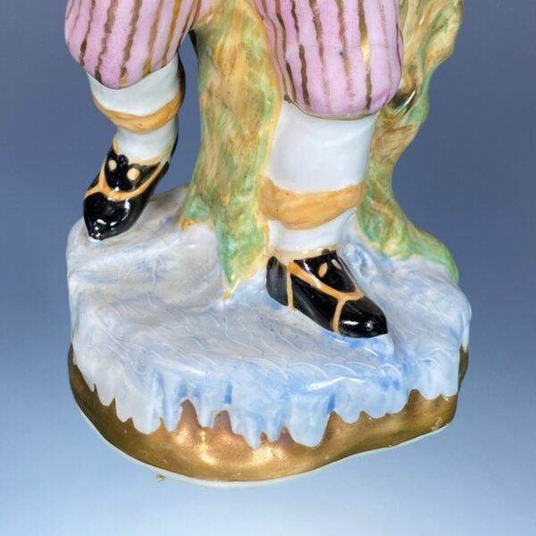 Fine Pair of C19th Staffordshire Porcelain Seasons - Image 5