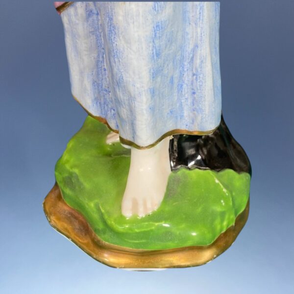 Fine Pair of C19th Staffordshire Porcelain Seasons - Image 6
