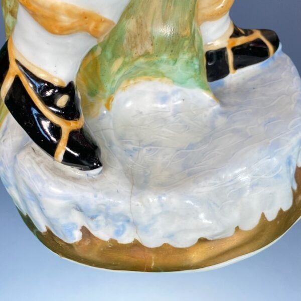 Fine Pair of C19th Staffordshire Porcelain Seasons - Image 11