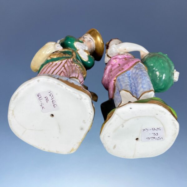Fine Pair of C19th Staffordshire Porcelain Seasons - Image 15