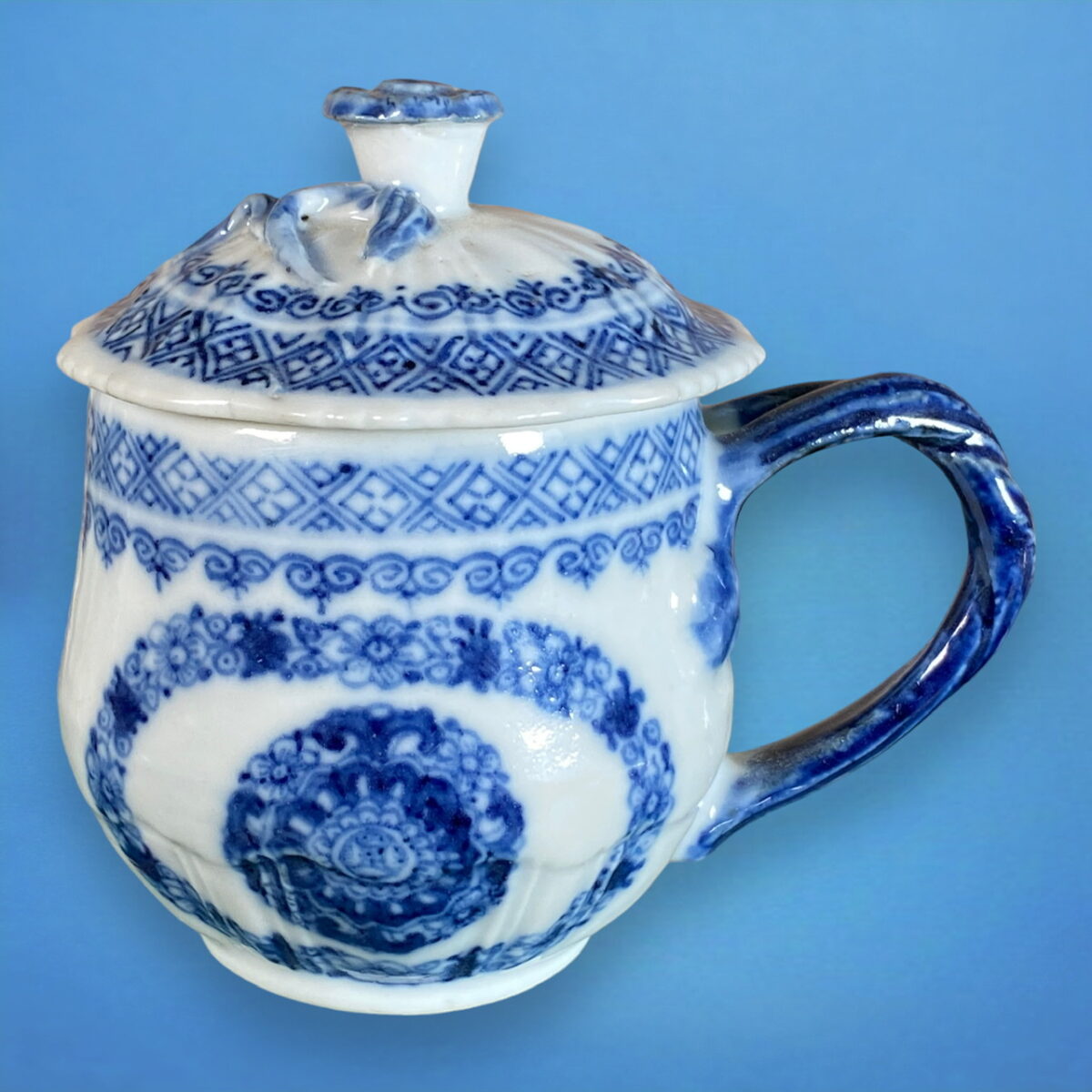 C18th Chinese Export Porcelain Custard Cup – B+W.