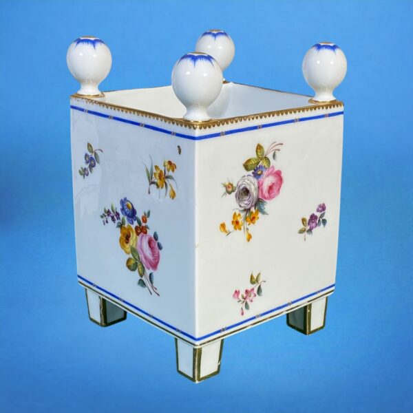 Pair of 19th Century Sevres Style Square Plant Pots - Image 8