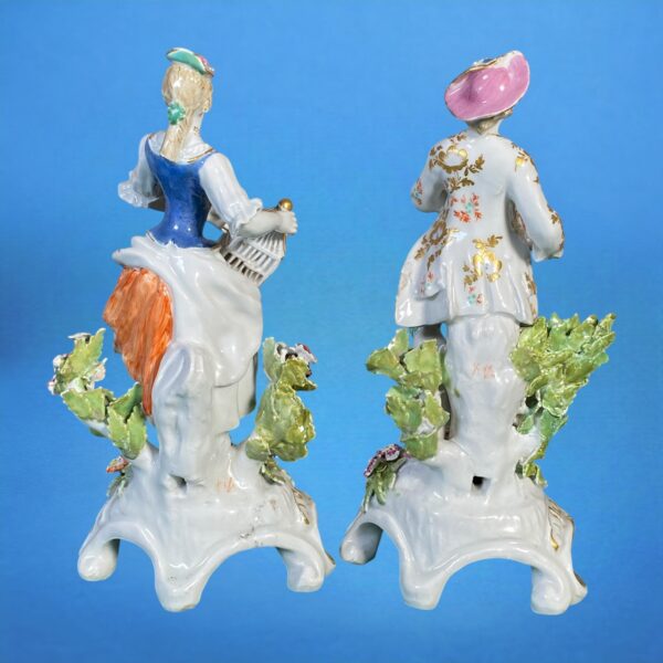 Pair of C18th Bow Figures - Liberty & Matrimony - Image 2