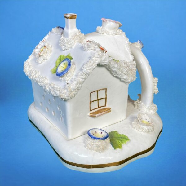 Staffordshire porcelain Cottage Pastille Burner - Image 7