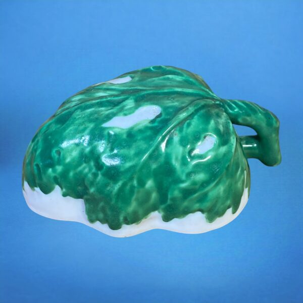 18th Century Italian Porcelain Leaf Shape Butter Boat - Image 4