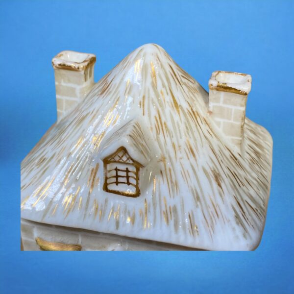 Staffordshire Miniature Pastille Burner Cottage. - Image 8