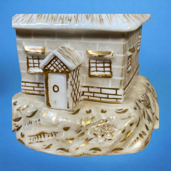 Staffordshire Miniature Pastille Burner Cottage. - Image 7