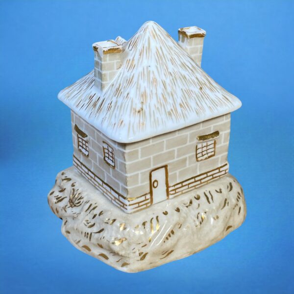 Staffordshire Miniature Pastille Burner Cottage. - Image 5