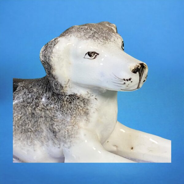 Staffordshire Model of a Dog on a Lavander Coloured Base. - Image 3