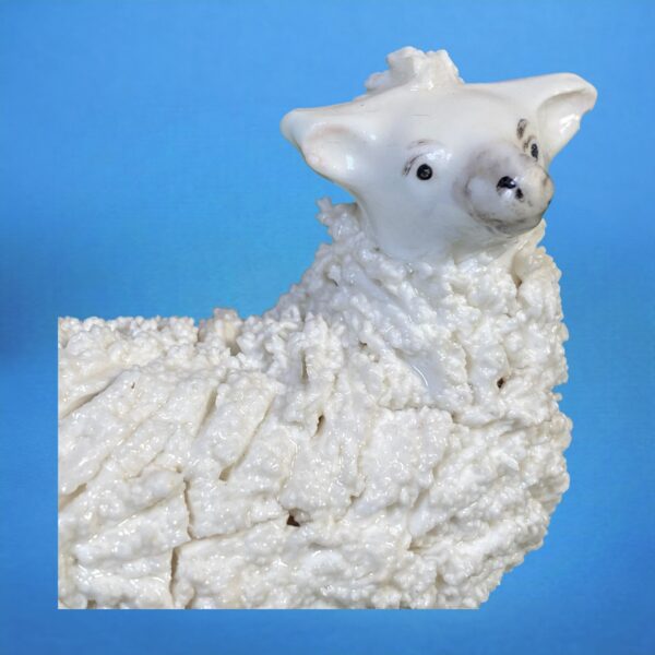 Staffordshire Small Model of a Standing Sheep. - Image 5