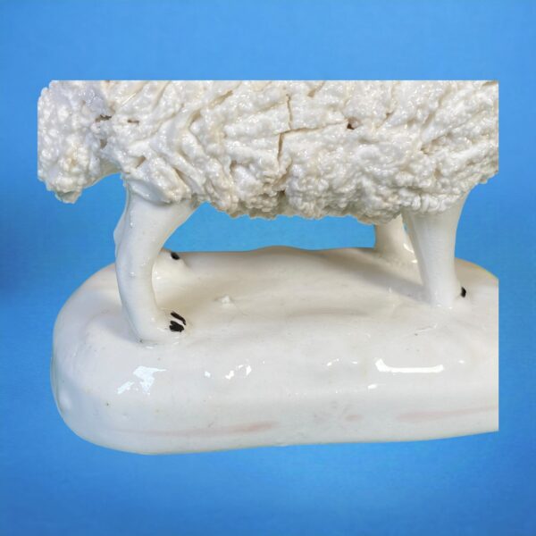 Staffordshire Small Model of a Standing Sheep. - Image 4