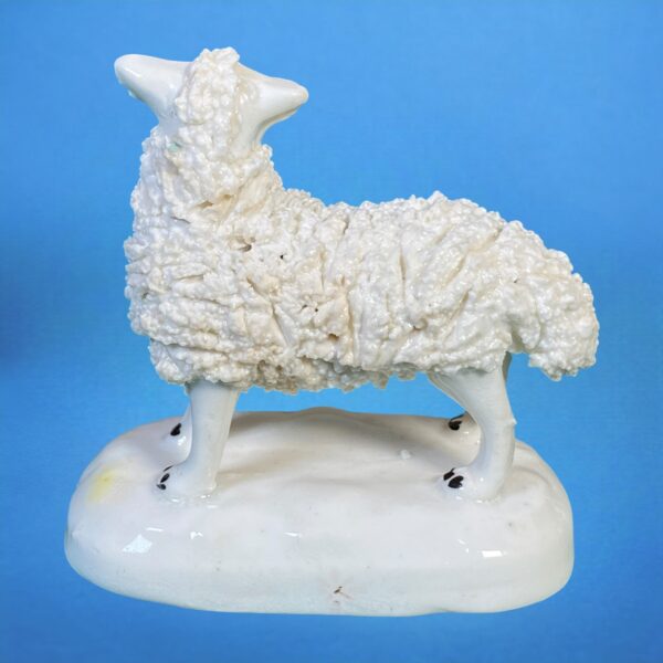 Staffordshire Small Model of a Standing Sheep. - Image 3