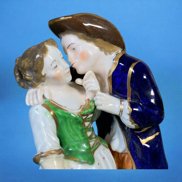 Rare Pair of Staffordshire Figures - Couples Embracing... - Image 8