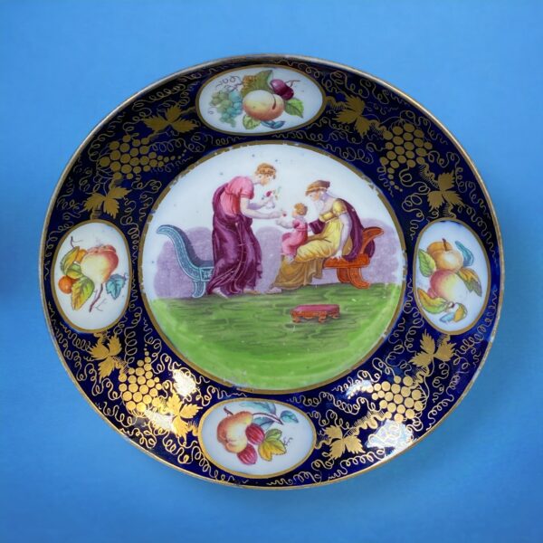 New Hall Porcelain Saucer Dish, pat 1277