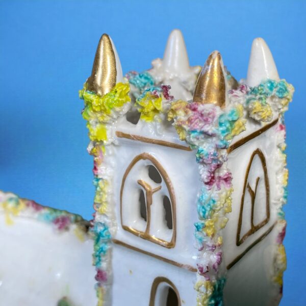 Staffordshire 'Church' Pastille Burner. - Image 7