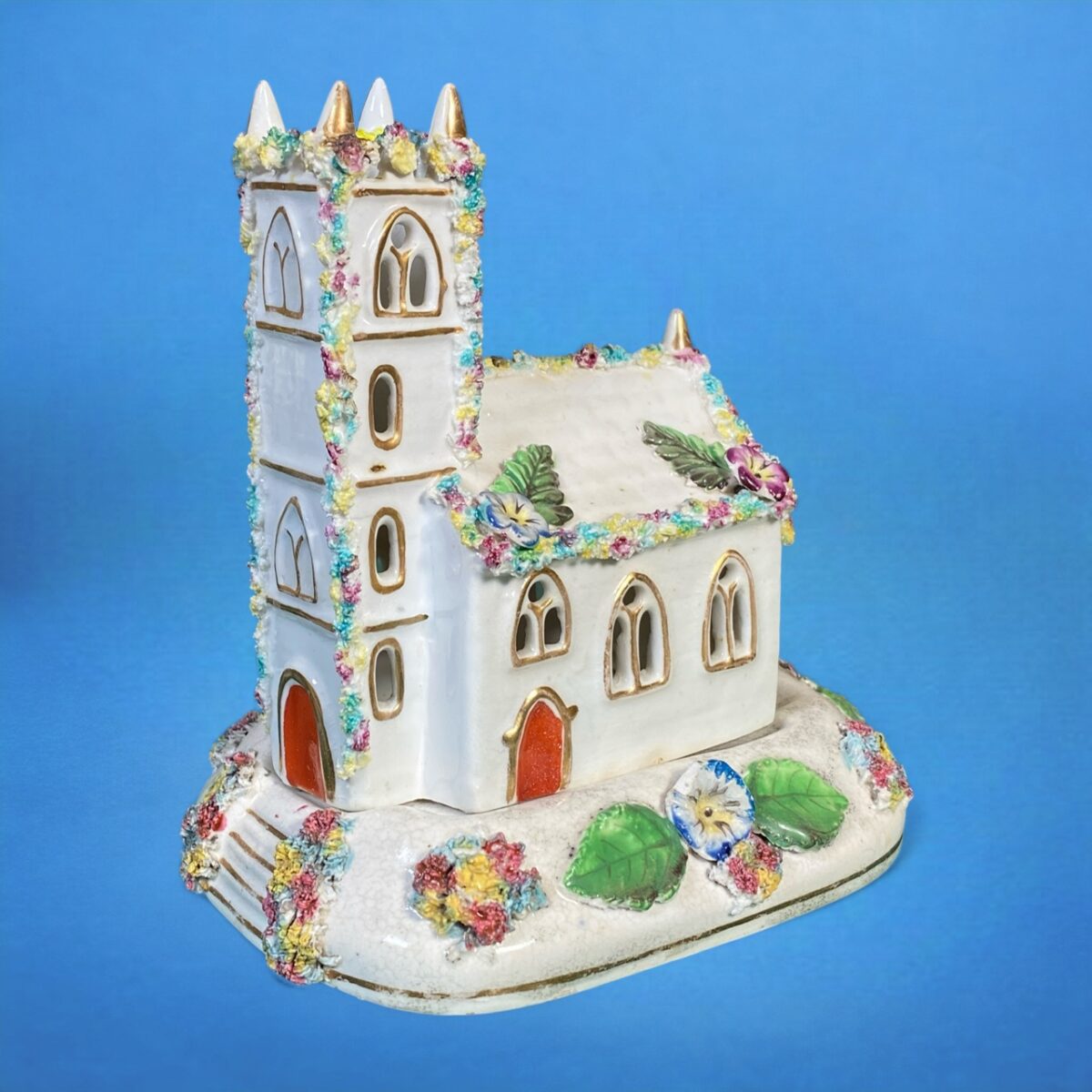 Staffordshire ‘Church’ Pastille Burner.